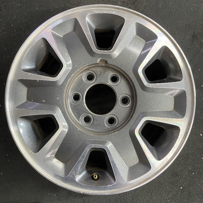 17" FORD F150 PICKUP 09-12 17x7.5 aluminum 6 spoke indented spokes charcoal spokes Original OEM Wheel Rim