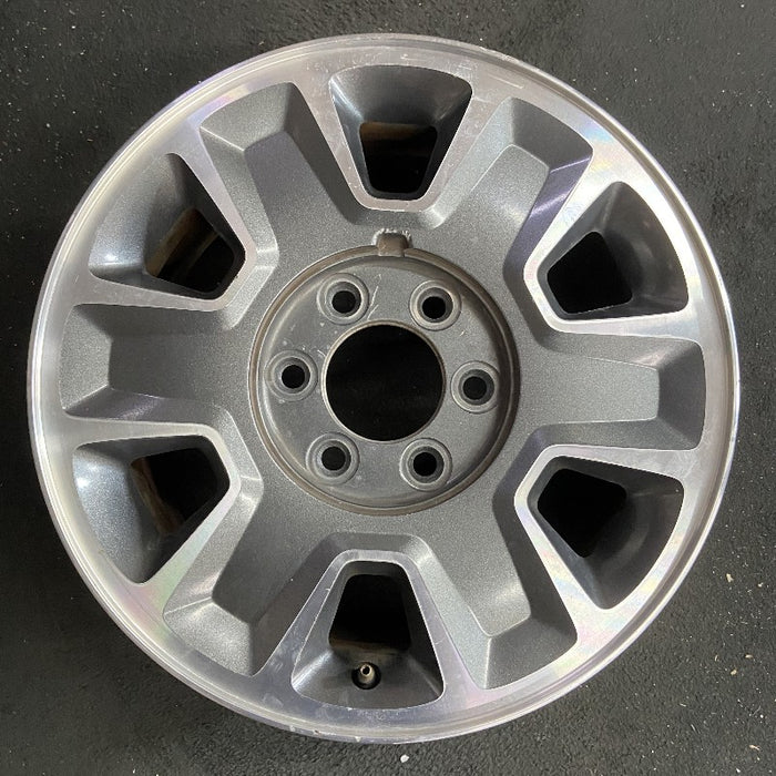 17" FORD F150 PICKUP 09-12 17x7.5 aluminum 6 spoke indented spokes charcoal spokes Original OEM Wheel Rim