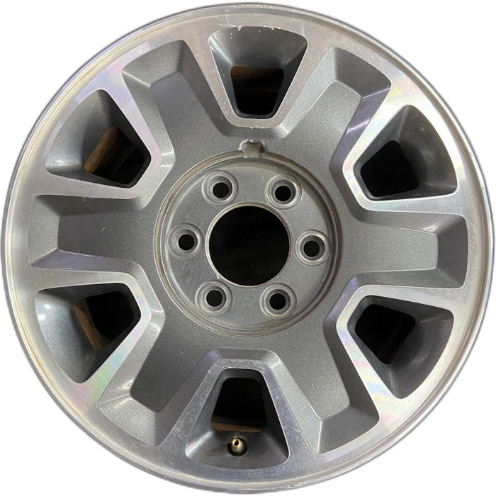 17" FORD F150 PICKUP 09-12 17x7.5 aluminum 6 spoke indented spokes charcoal spokes Original OEM Wheel Rim