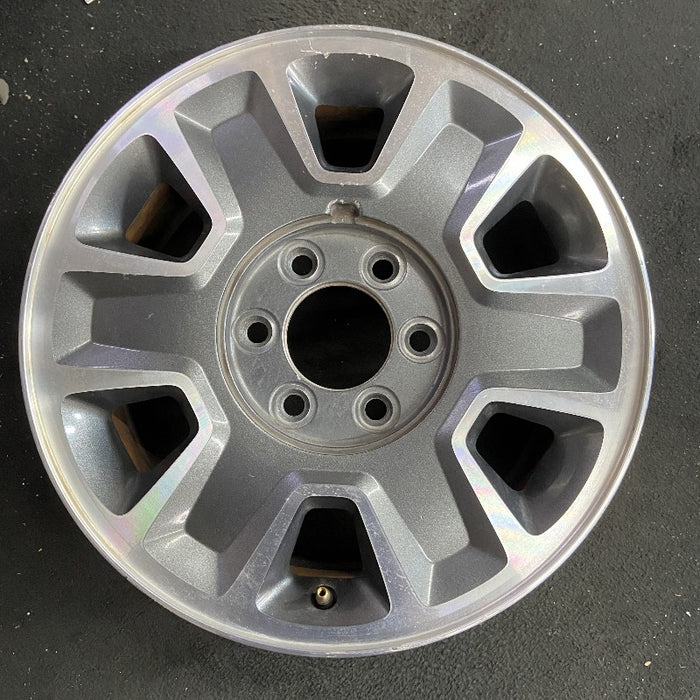 17" FORD F150 PICKUP 09-12 17x7.5 aluminum 6 spoke indented spokes charcoal spokes Original OEM Wheel Rim