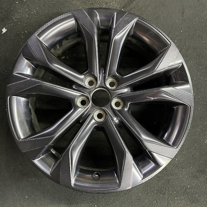 20" SIENNA 21-24 20x7.5 alloy 5 split spoke black Original OEM Wheel Rim