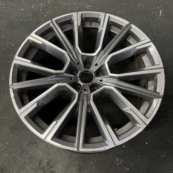 20" BMW 740i 21-22 20x10 star design dark gray orbit gray Original OEM Wheel Rim