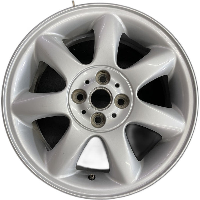 16" CLUBMAN 08-14 16x6.5 alloy 7 spoke tapered end spoke silver Original OEM Wheel Rim