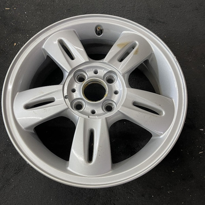 15" CLUBMAN 08-09 15x5.5 alloy 5 spoke groove in center of spoke silver Original OEM Wheel Rim