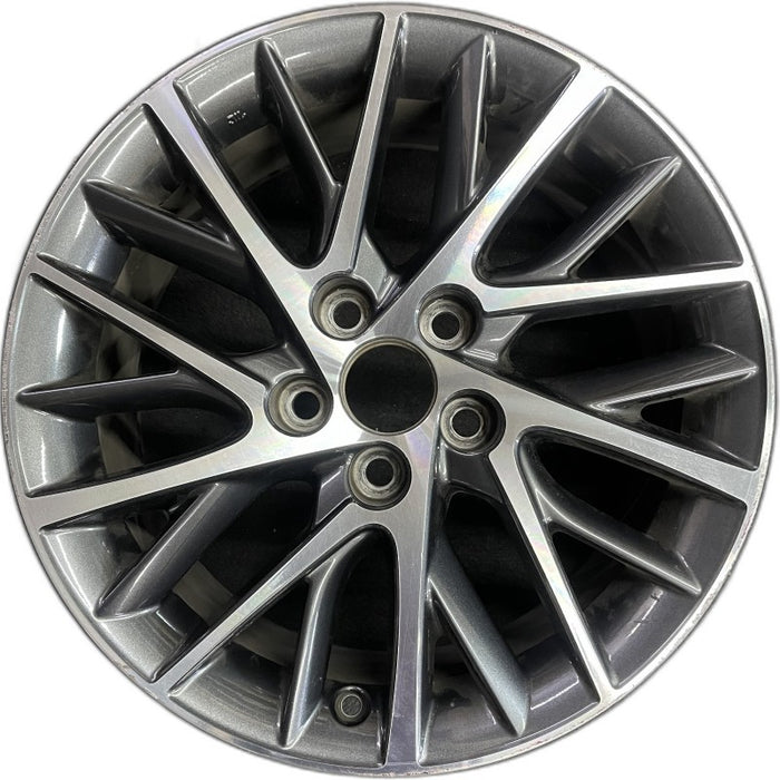 17" LEXUS ES350 16-17 17x7 alloy 20 spoke 10 Y spoke silver gray Original OEM Wheel Rim