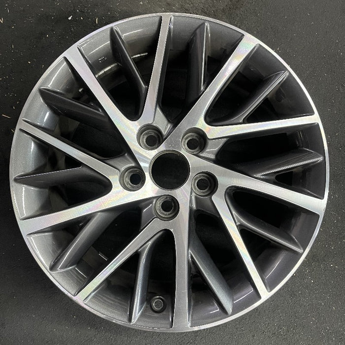 17" LEXUS ES350 16-17 17x7 alloy 20 spoke 10 Y spoke silver gray Original OEM Wheel Rim