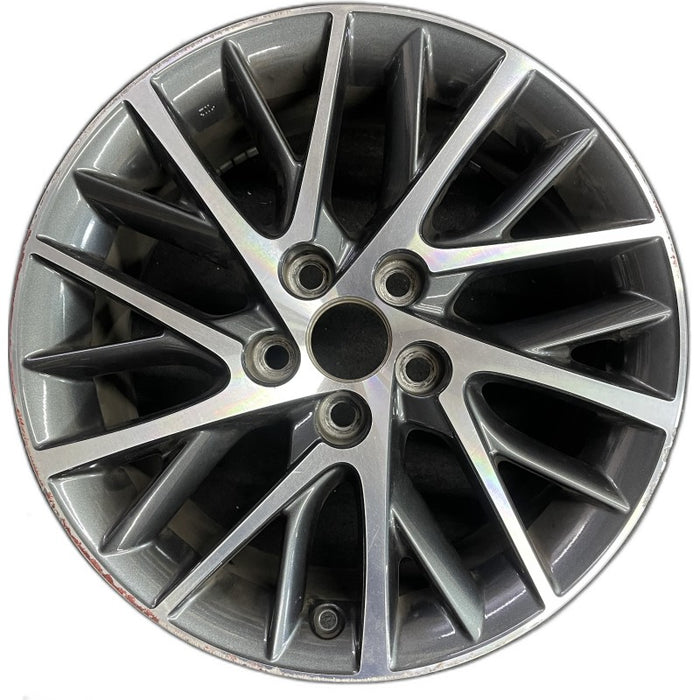 17" LEXUS ES350 16-17 17x7 alloy 20 spoke 10 Y spoke silver gray Original OEM Wheel Rim