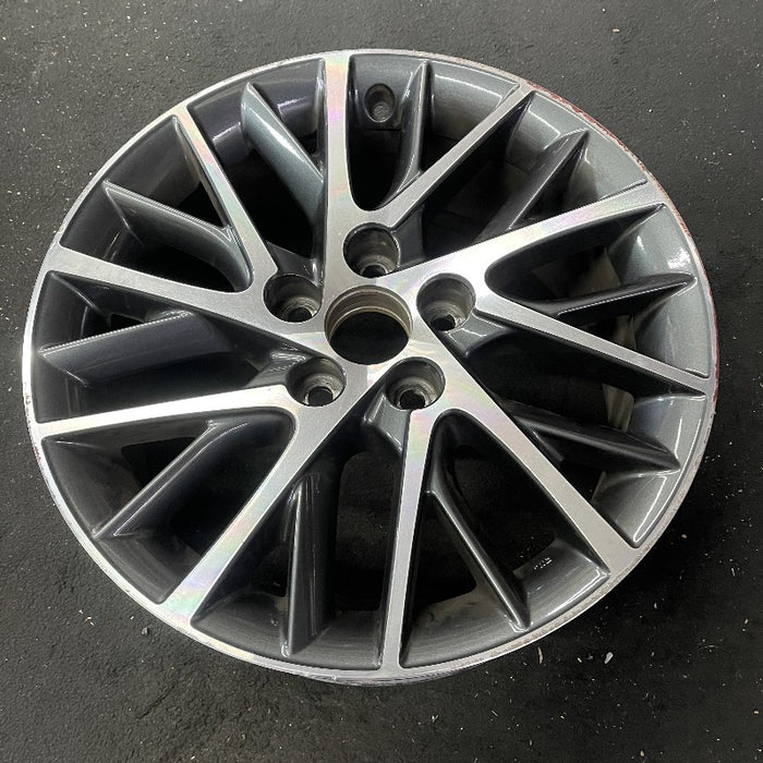 17" LEXUS ES350 16-17 17x7 alloy 20 spoke 10 Y spoke silver gray Original OEM Wheel Rim