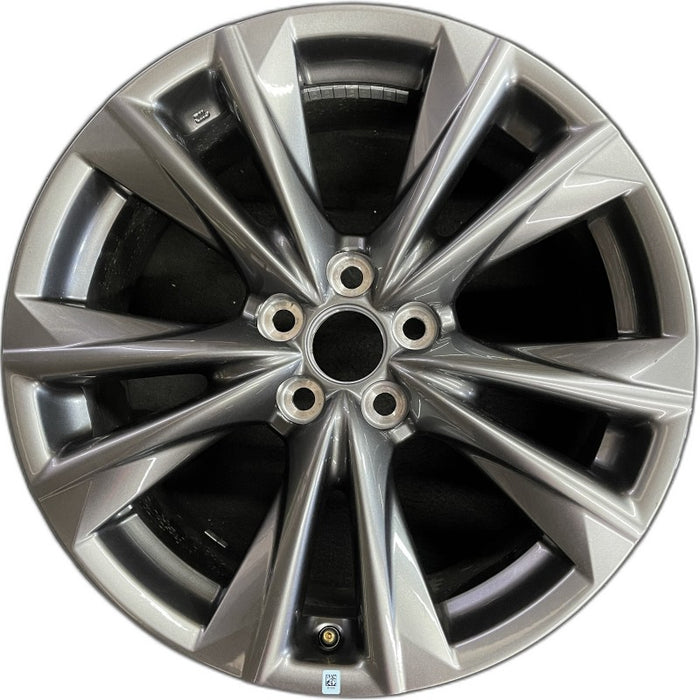 19" LEXUS ES250 21 19x8 alloy 5 split spoke silver smoked Original OEM Wheel Rim