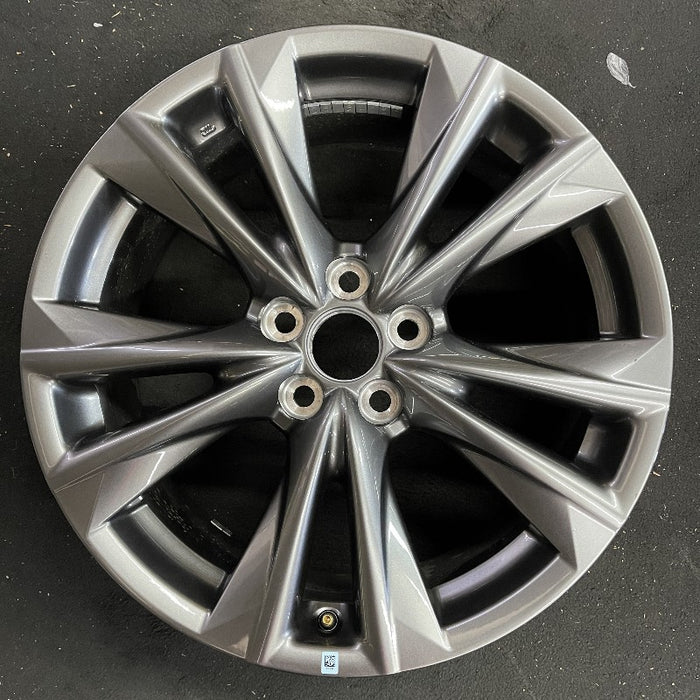 19" LEXUS ES250 21 19x8 alloy 5 split spoke silver smoked Original OEM Wheel Rim