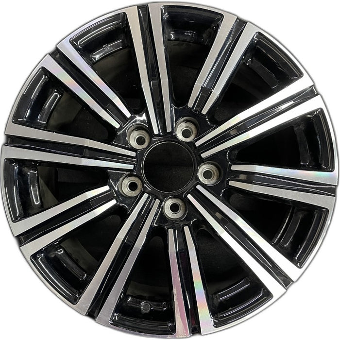 21" LEXUS LX570 19 alloy 21x8.5 10 spoke machined black Original OEM Wheel Rim