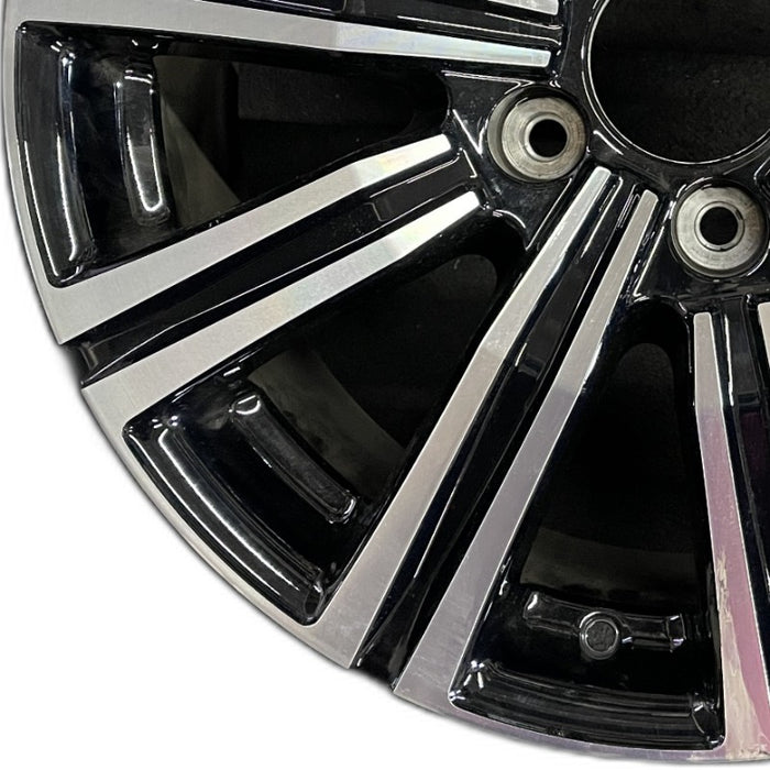 21" LEXUS LX570 19 alloy 21x8.5 10 spoke machined black Original OEM Wheel Rim