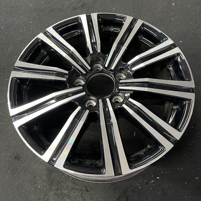 21" LEXUS LX570 19 alloy 21x8.5 10 spoke machined black Original OEM Wheel Rim