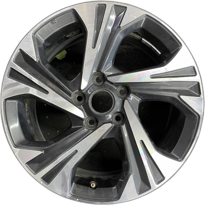 17" XV CROSSTREK 24 17x7 alloy 5 spoke angled spoke machined face with pockets Original OEM Wheel Rim