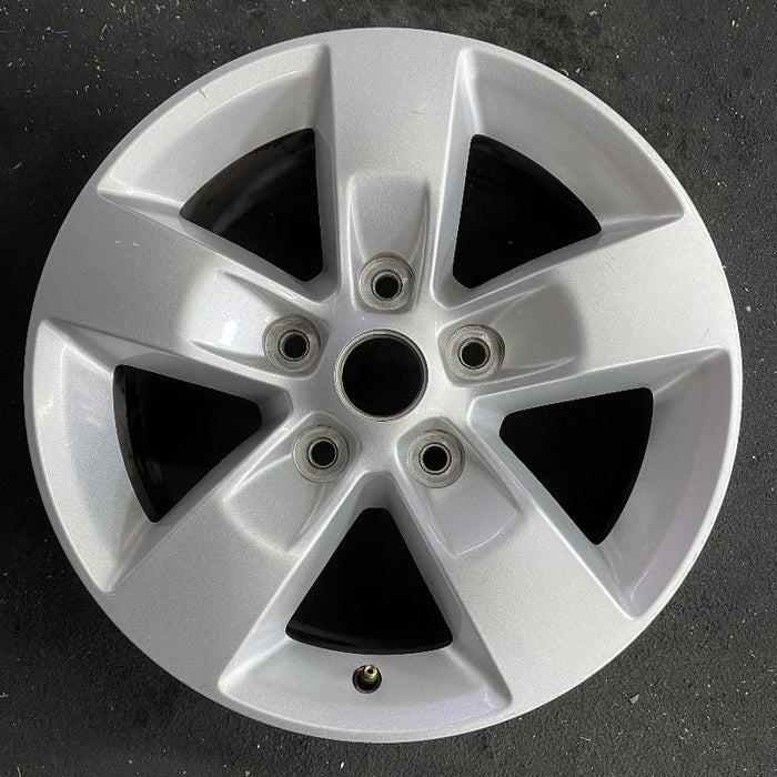 17" DODGE 1500 PICKUP 13-18 17x7 aluminum 5 spoke silver opt WFE Original OEM Wheel Rim