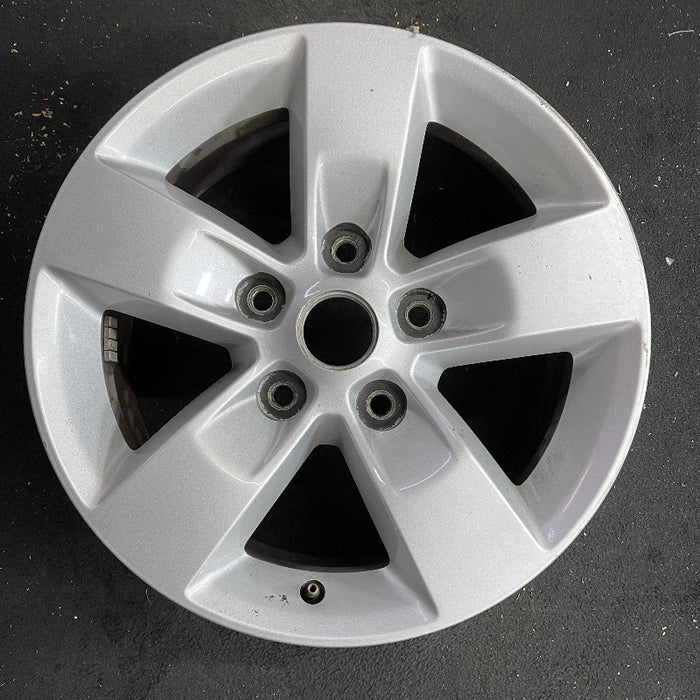 17" DODGE 1500 PICKUP 13-18 17x7 aluminum 5 spoke silver opt WFE Original OEM Wheel Rim