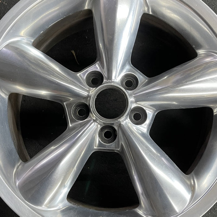 18" MUSTANG 06-09 18x8.5 5 spoke aluminum funnel spoke polished Original OEM Wheel Rim