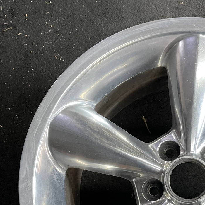 18" MUSTANG 06-09 18x8.5 5 spoke aluminum funnel spoke polished Original OEM Wheel Rim