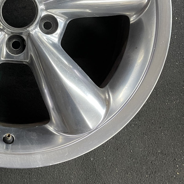 18" MUSTANG 06-09 18x8.5 5 spoke aluminum funnel spoke polished Original OEM Wheel Rim