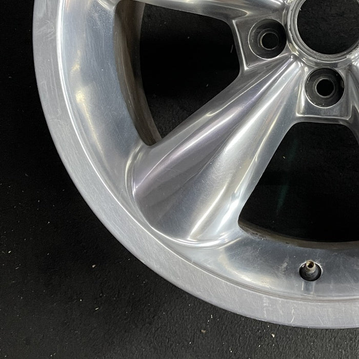18" MUSTANG 06-09 18x8.5 5 spoke aluminum funnel spoke polished Original OEM Wheel Rim