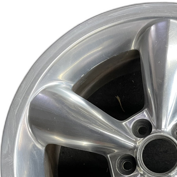 18" MUSTANG 06-09 18x8.5 5 spoke aluminum funnel spoke polished Original OEM Wheel Rim