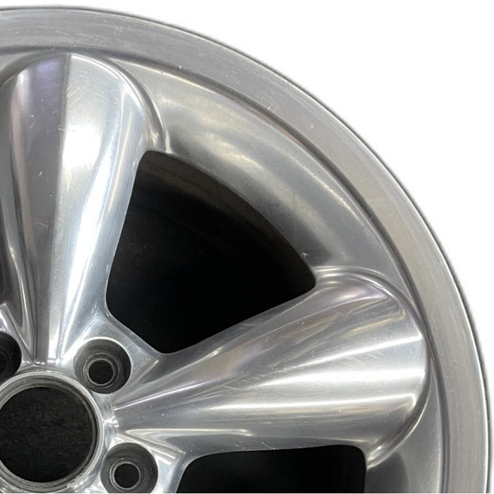 18" MUSTANG 06-09 18x8.5 5 spoke aluminum funnel spoke polished Original OEM Wheel Rim