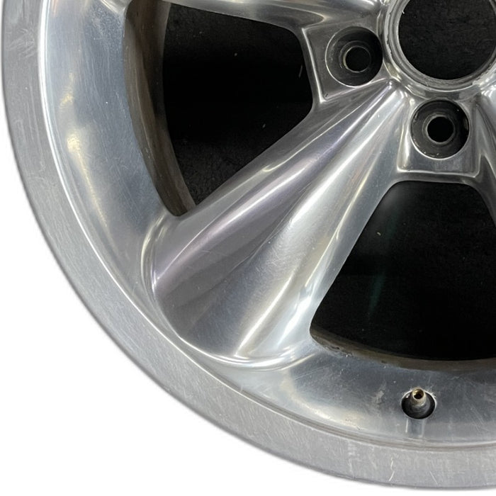 18" MUSTANG 06-09 18x8.5 5 spoke aluminum funnel spoke polished Original OEM Wheel Rim