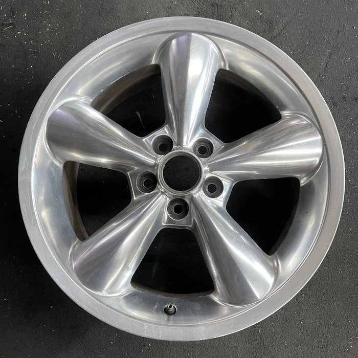 18" MUSTANG 06-09 18x8.5 5 spoke aluminum funnel spoke polished Original OEM Wheel Rim