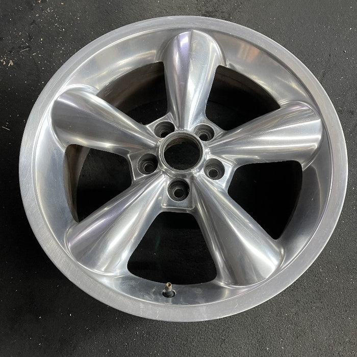 18" MUSTANG 06-09 18x8.5 5 spoke aluminum funnel spoke polished Original OEM Wheel Rim