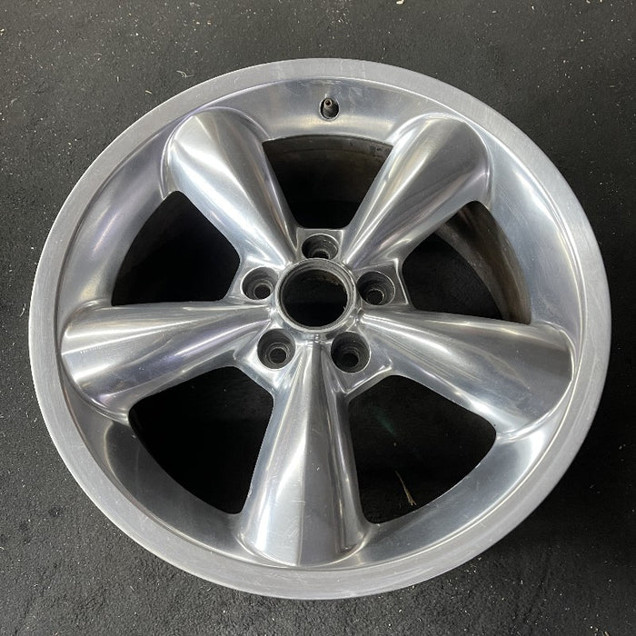 18" MUSTANG 06-09 18x8.5 5 spoke aluminum funnel spoke polished Original OEM Wheel Rim