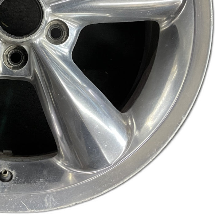 18" MUSTANG 06-09 18x8.5 5 spoke aluminum funnel spoke polished Original OEM Wheel Rim