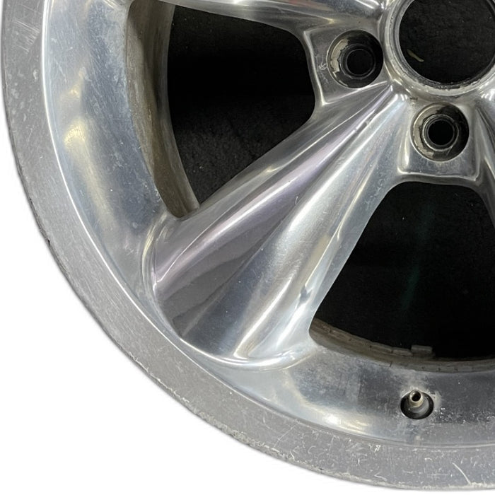 18" MUSTANG 06-09 18x8.5 5 spoke aluminum funnel spoke polished Original OEM Wheel Rim