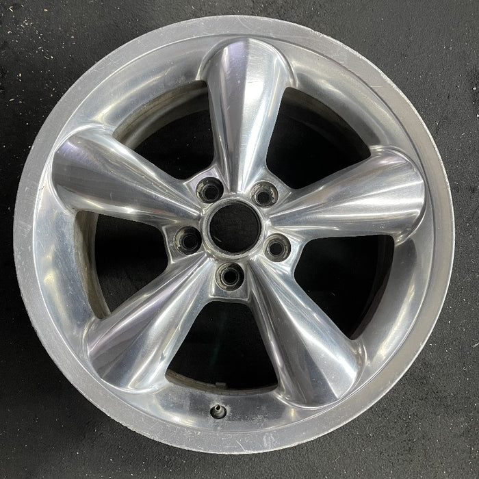 18" MUSTANG 06-09 18x8.5 5 spoke aluminum funnel spoke polished Original OEM Wheel Rim