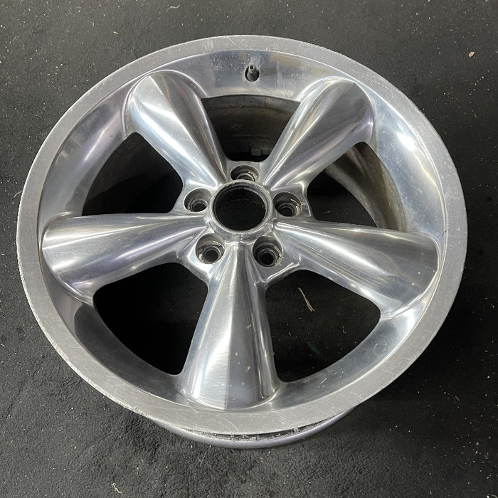 18" MUSTANG 06-09 18x8.5 5 spoke aluminum funnel spoke polished Original OEM Wheel Rim