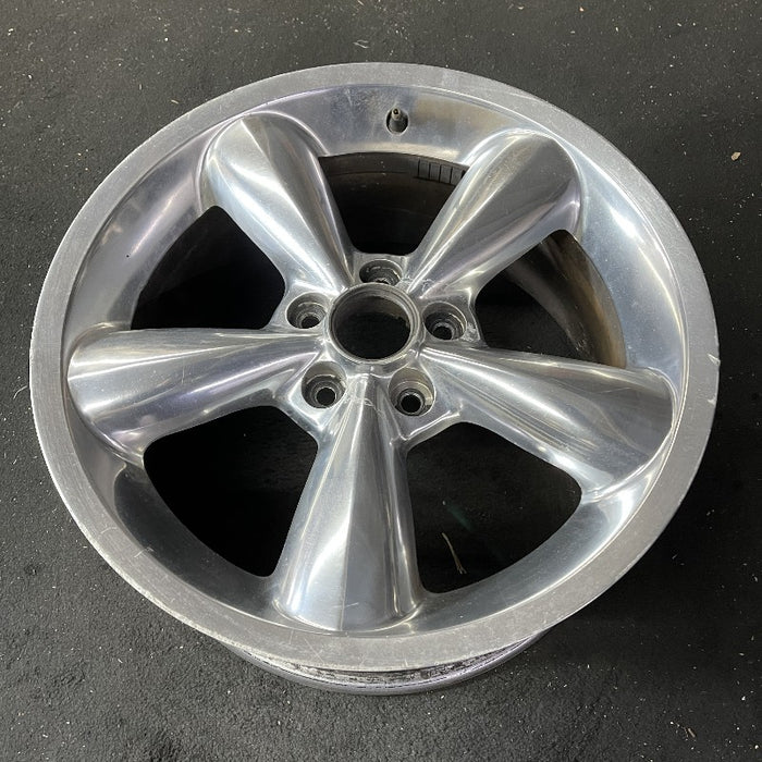 18" MUSTANG 06-09 18x8.5 5 spoke aluminum funnel spoke polished Original OEM Wheel Rim
