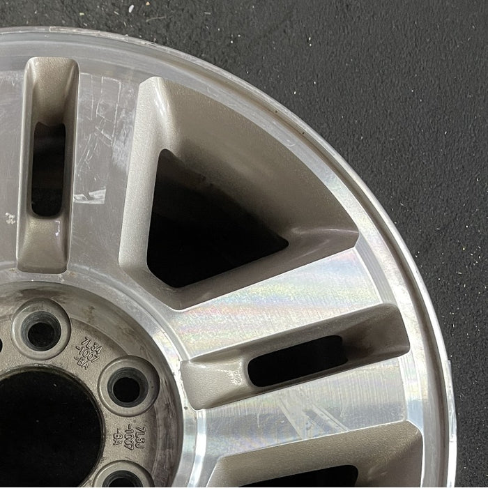 18" FORD F150 PICKUP 04 New Style 18x7.5 aluminum 5 spoke machined face split spokes pockets Original OEM Wheel Rim