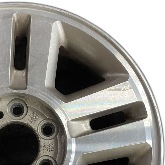18" FORD F150 PICKUP 04 New Style 18x7.5 aluminum 5 spoke machined face split spokes pockets Original OEM Wheel Rim