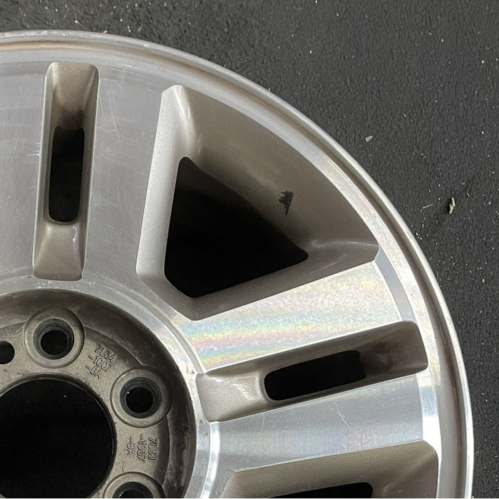 18" FORD F150 PICKUP 04 New Style 18x7.5 aluminum 5 spoke machined face split spokes pockets Original OEM Wheel Rim