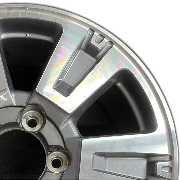 20" TUNDRA 18-21 20x8 alloy 6 spoke exposed lug nuts gray inlay Original OEM Wheel Rim