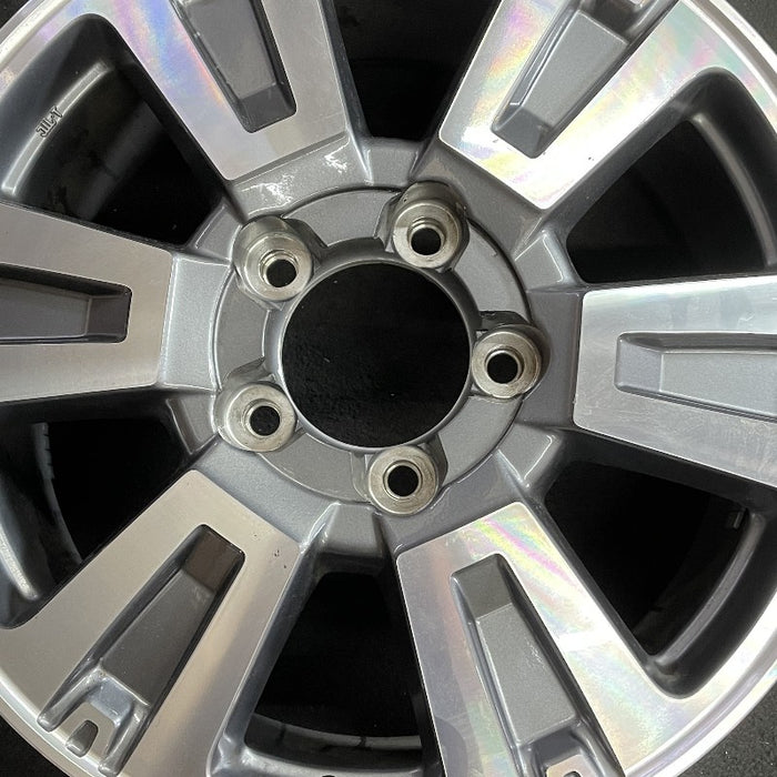 20" TUNDRA 18-21 20x8 alloy 6 spoke exposed lug nuts gray inlay Original OEM Wheel Rim