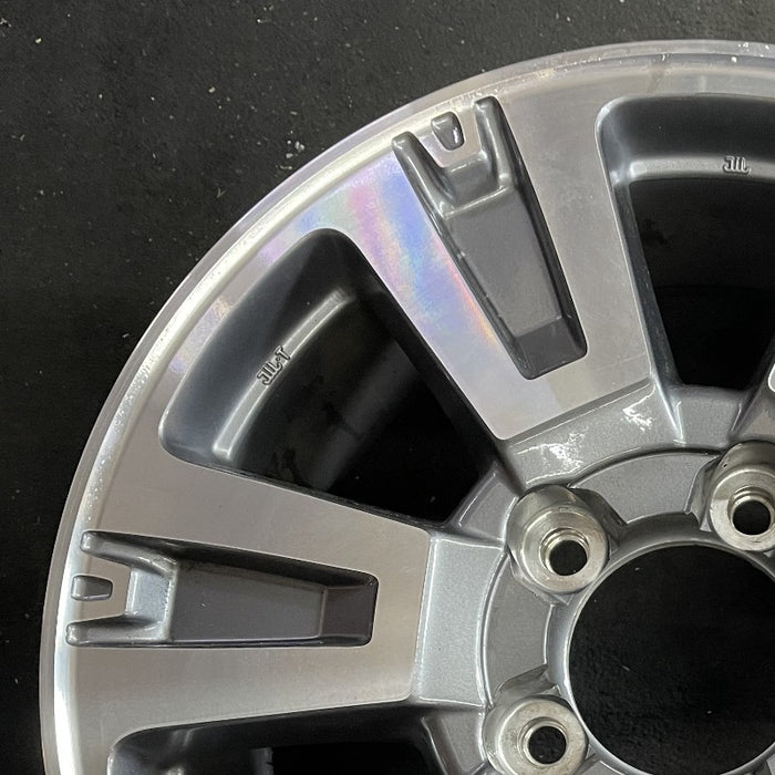 20" TUNDRA 18-21 20x8 alloy 6 spoke exposed lug nuts gray inlay Original OEM Wheel Rim
