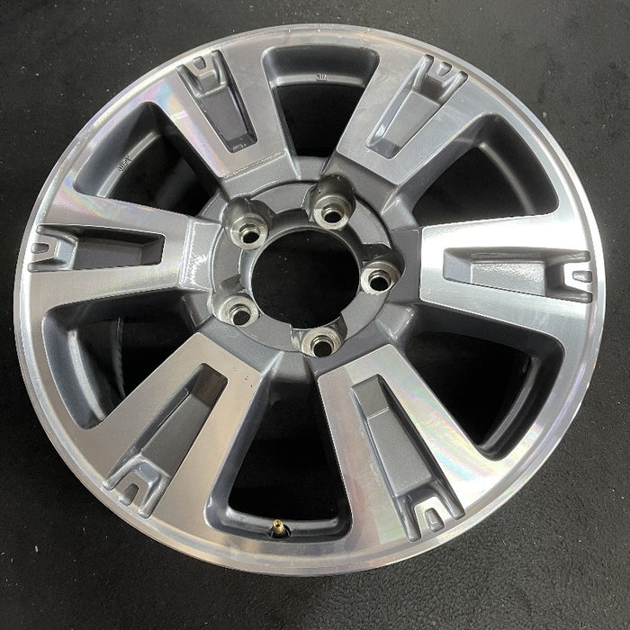 20" TUNDRA 18-21 20x8 alloy 6 spoke exposed lug nuts gray inlay Original OEM Wheel Rim