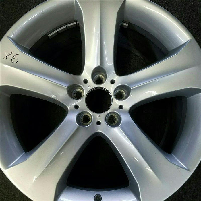 19" BMW X6 08-10 19x9 alloy rear 18mm offset 5 spoke peaked spoke Original OEM Wheel Rim