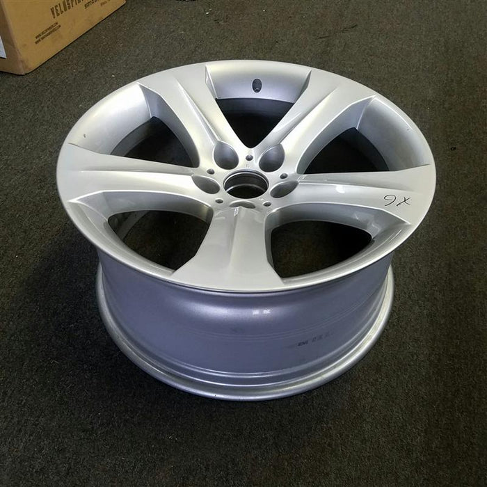 19" BMW X6 08-10 19x9 alloy rear 18mm offset 5 spoke peaked spoke Original OEM Wheel Rim