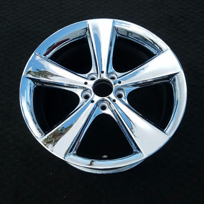 19" BMW X3 04-10 19x9 alloy rear 5 spoke flat spoke open fork end of spoke Original OEM Wheel Rim