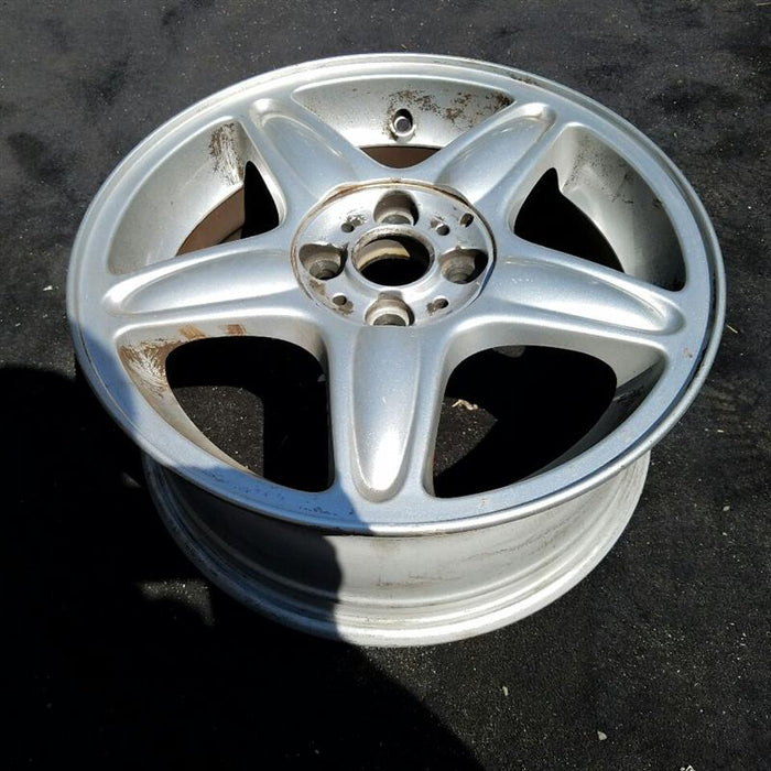 16" CLUBMAN 08-09 16x6.5 alloy 5 spoke star design closed spokes spoke design in center cap silver Original OEM Wheel Rim