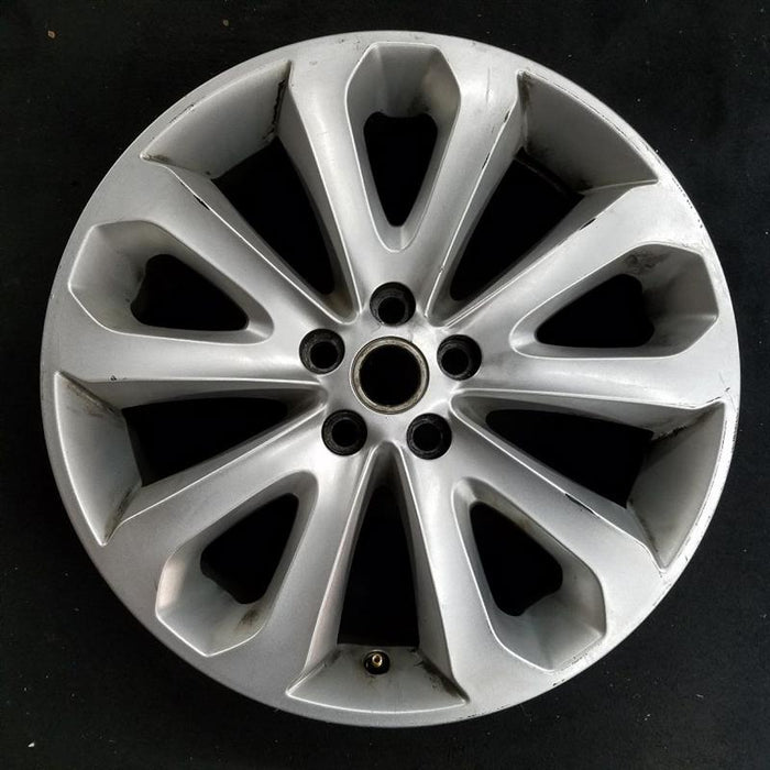 20" RANGE ROVER 13-17 alloy 20x8.5 10 spoke 5 split spoke shadow chrome Original OEM Wheel Rim