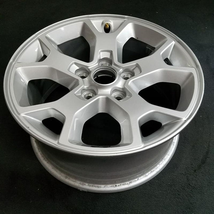 17" WRANGLER 21 17x7.5 5 spoke aluminum Y spoke silver Original OEM Wheel Rim