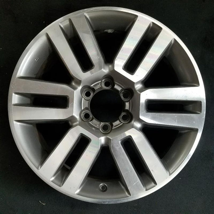 20" 4 RUNNER 10-13 20x7 alloy 6 double spoke machined silver inlay Original OEM Wheel Rim