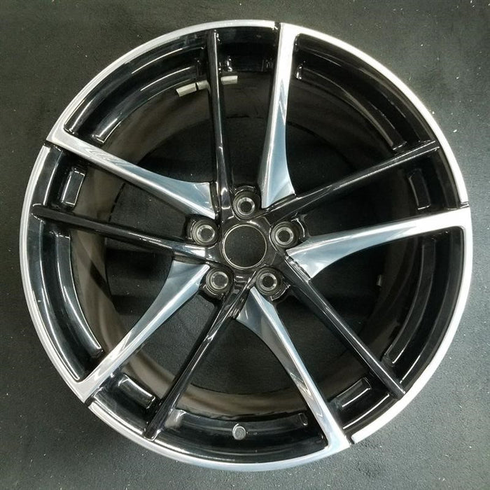 19" GR SUPRA 20 alloy 10 spoke 5 split spoke 19x10 silver black Original OEM Wheel Rim